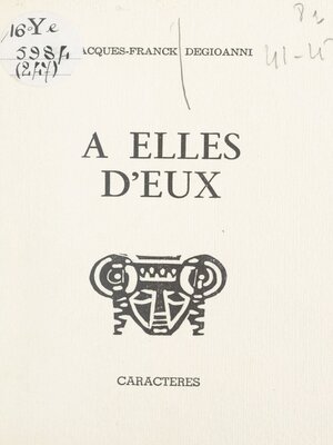 cover image of À elles d'eux